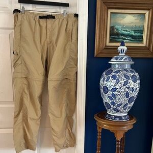 Men's Patagonia Tan Cargo M's Gi III Zip-Off Pants Size XL